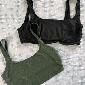 Aerie Green Bikini Top Bundle